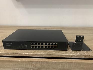 Модемы и сетевое оборудование: TP-Link TL-SG1016D — неуправляемый гигабитный коммутатор на 16 портов — 3