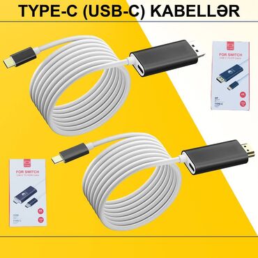 Kompüter ehtiyyat hissələri: Type-C Kabellər ⭐Type-C (USB-C) to Display Port 1.4vers 1,8m 8K 60HZ –