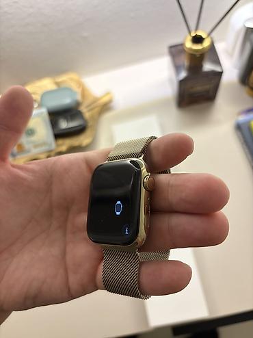 ремни для эпл вотч: Продам Apple Watch 7 45mm Gold Stainless Steel Корпус из нержавеющей — 2