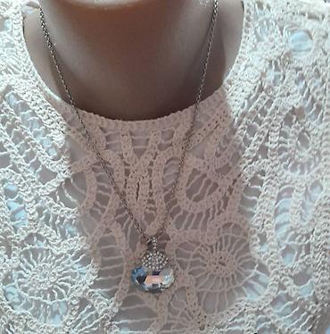 Prsluci: Ručno rađeni pleteni prsluk/jelek od ecru konca - Delikatna heklana — 9