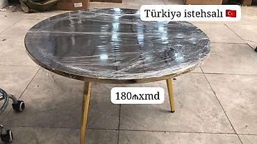 turk mebelleri bakida: Yumru masa, Açılmayan, Təkərsiz, Türkiyə, Zəmanətsiz — 5