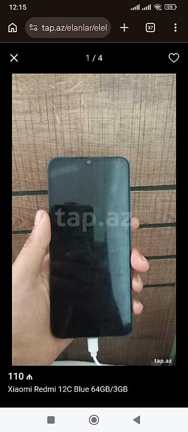 redmi 12 s: Redmi 12C, 128 GB, rəng - Mavi, İki sim kartlı — 3