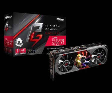 Videokartlar: Videokart ASRock Radeon RX 5700 XT, 8 GB, İşlənmiş