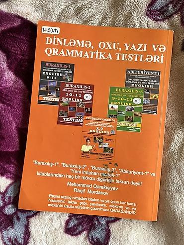 Testlər: Məhsul: “Yeni İmtahan Modeli – 1” İngilis dili test toplusu (8–9 — 1