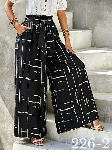 Pantalone: Pantalone za punije dame – model 226-2 - Kroj: široke nogavice — 4
