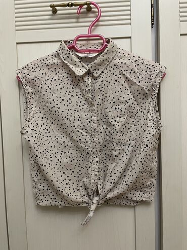 рубашка блузка: Балдар топиги, көйнөк, түсү - Саргыч боз, Колдонулган