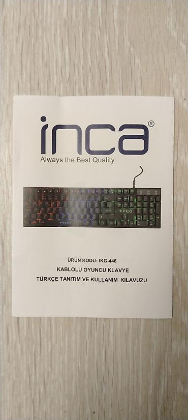 magic mouse: Oyun klaviaturası və siçan dəsti - Klaviatura: Inca IKG-446 Gaming — 5