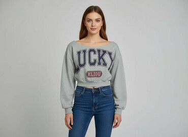 sweter kapitan bomba: Lucky Brand, Women`s sweatshirt, size M