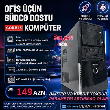 Masaüstü kompüterlər və iş stansiyaları: FÜRSƏTDƏN YARARLANIN!!! BÜTÜN KOMPÜTERLƏR MAYA DƏYƏRİNDƏN AŞAĞI!! ⭐Tək — 1