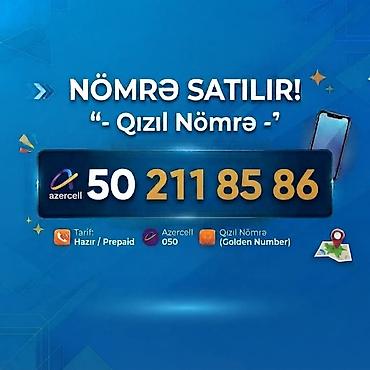 Təqdim olunan unikal qızıl nömrə: 050 211 85 86 Xüsusiyyətlər: -