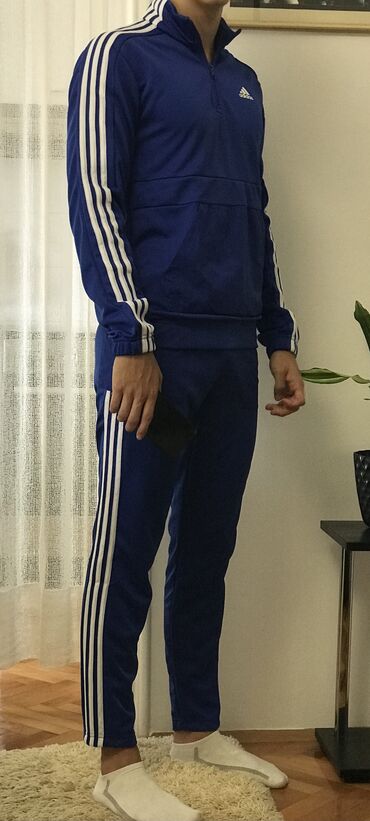 Sportswear: Men's Sweatsuit Adidas, S (EU 36), color - Light blue