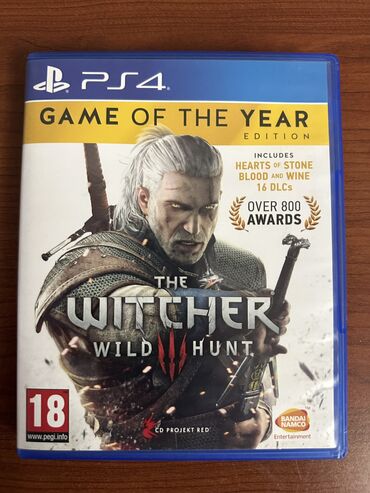 witcher: The Witcher 3: Wild Hunt, Ekşn, Disk, PS4 (Sony Playstation 4), Pulsuz çatdırılma