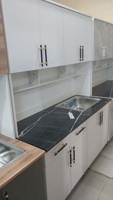 Кухонные гарнитуры: Кухонный гарнитур, Новый, цвет - Белый, Платная доставка — 29