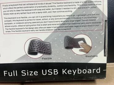 Tastature: Fleksibilna Tastatura za računar TECLINE; Kompaktan fleksibilan na lalafo.rs — 8 Tastature: Fleksibilna Tastatura za računar TECLINE; Kompaktan fleksibilan — 8