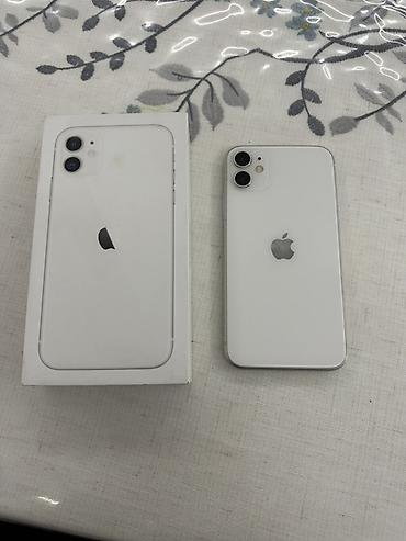 aion v plus: IPhone 11, Б/у, 128 ГБ, Белый, Коробка, 76 % — 1