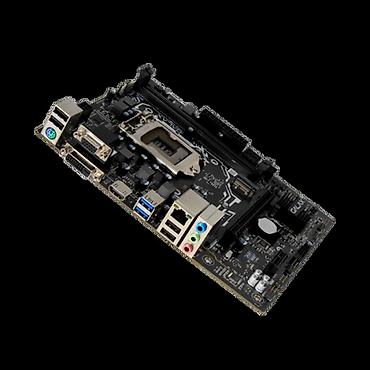 Комплектующие для ПК: Материнская плата для ПК, Б/у, LGA1200, Micro-ATX — 4