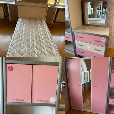 Раскладушки: Genç otağı mebeli. 250azn. tecili evden cixmalidir. matras