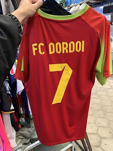 триколор: Футбольная игровая футболка Adidas FC Dordoi, номер 7. - Цвет — 2