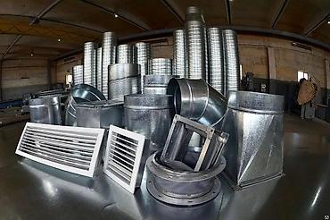 Biznes üçün avadanlıq: Havalandırma sistemləri üçün metal hava kanalları və aksesuarları - — 1