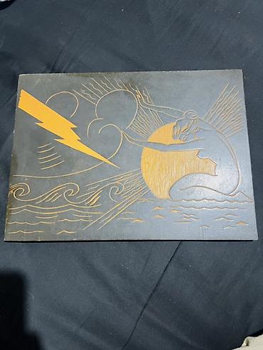 Taxta oyma divar dekoru – Art Deco üslubunda - Material: ağac lövhə