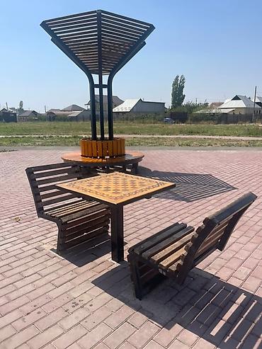 открыто: Комплект садовой мебели, Дерево — 2
