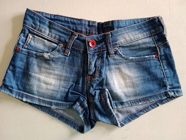 džeparke pantalone: S (EU 36), 5XL (EU 50), Jeans, color - Light blue, Single-colored