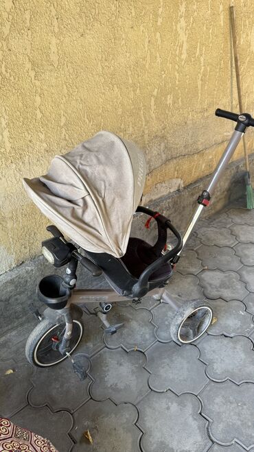 прогулочная коляска cybex бу: Коляска, цвет - Серебристый, Б/у