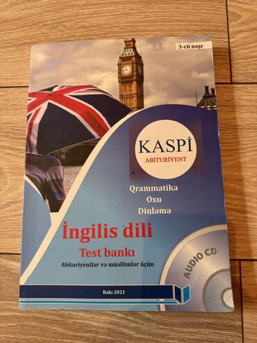 kaspi ingilis dili cavablar: Kaspi kursları ingilis dili dinleme metn qrammatika test vəsaiti