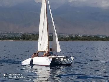 Водный транспорт: Яхта катамаран Кит . Морскии прогулки по побережью Иссык-кулю на — 5