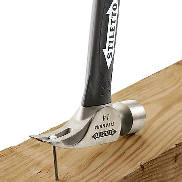 2 gr: Молоток из %100 Титана, легкая Молоток STILETTO® 14oz Titanium — 6