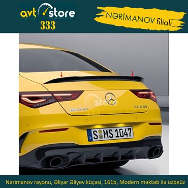 suleyman sani axundov kucesi: Mercedes C118 CLA 2020 arxa spoiler . Nərimanov filialında