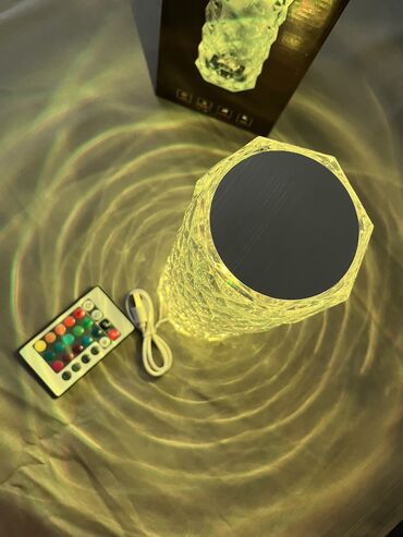 Рабочие настольные лампы: Светильник Светодиодная кристаллическая настольная лампа роза — 8