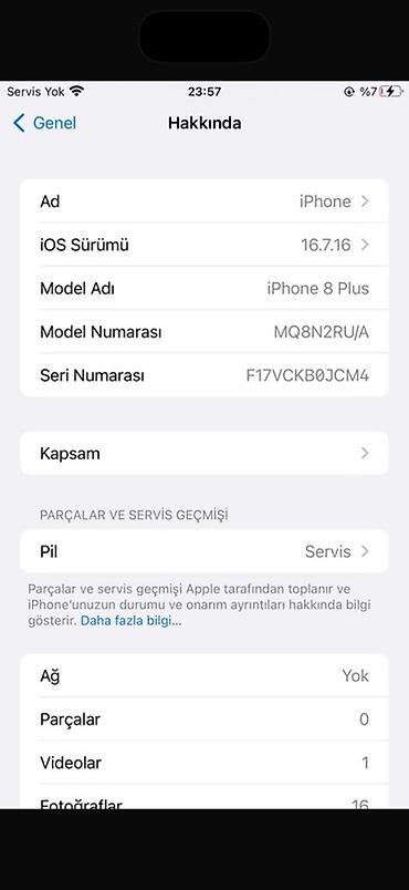 Apple iPhone: IPhone 8 Plus, 64 GB, Qızılı, Barmaq izi — 14
