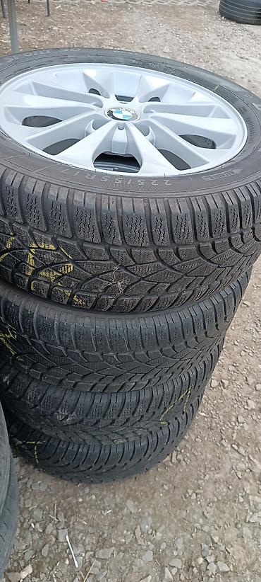 set za reparaciju letve volana corsa c: Alu felne BMW sa dobrim DUNLOP zimskim gumama R 17 coli 5x120 promer — 4