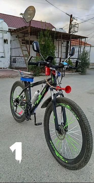 velo mtb: Velosiped – dağ/şəhər tipli, 26" təkərlər, disk əyləclər, çoxsürətli — 5