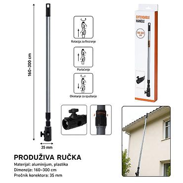 KMT Teleskopska šipka 9367167-A - Produživa ručka za kućnu upotrebu