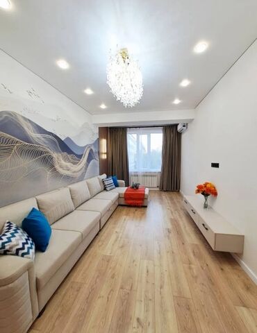 квартира батир: 2 комнаты, 70 м², Элитка, 3 этаж, Дизайнерский ремонт