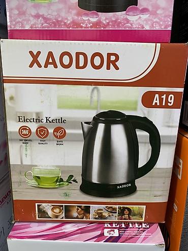 Электрический чайник XAODOR A19 - Корпус из нержавеющей стали - at lalafo.kg Электрический чайник XAODOR A19 - Корпус из нержавеющей стали -