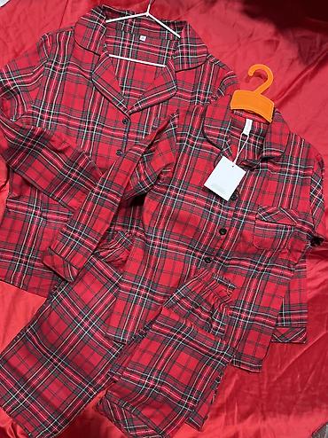 half zip: Новогодняя красная пижама в клетку ДЛЯ ВСЕЙ СЕМЬИ ! 100%хлопок — 2