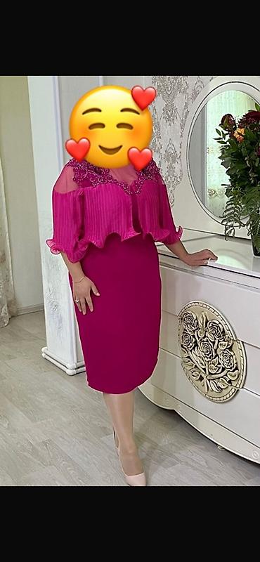 tufliler: Zərif ziyafət/nişan üçün qadın donu – fuksiya rəngi - Model: bədəndə — 1