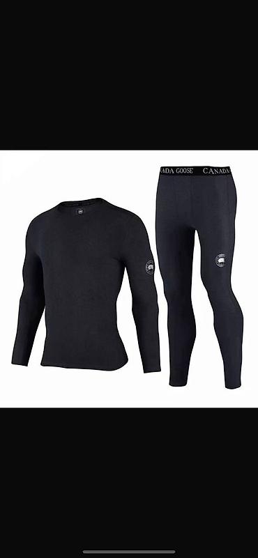 Нижнее белье: Мужской комплект термобелья Canada Goose (лонгслив + термоштаны) — 3