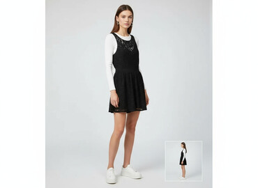 new yorker kombinezon czarny damski: Women`s overall, size S
