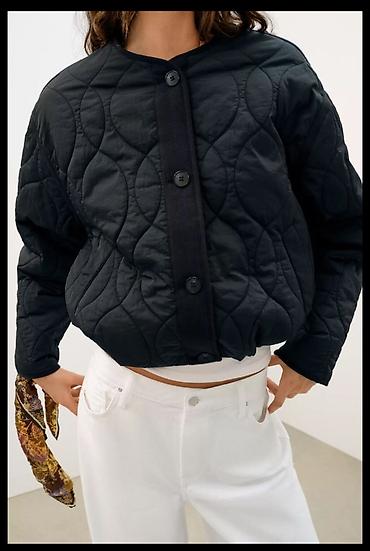 Üst geyimi: 🖤 ZARA qara quilted jaket — mövsümün hit modeli! Minimalist, amma çox — 3