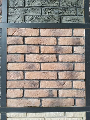 декоративный камень из гипса: Dekorativ fasad/divar örtüyü – “klinker üslublu” süni daş/brick panel