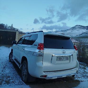 range rover on susesi: Toyota Land Cruiser Prado – ağ rəngli, 7 yerlik geniş salonlu SUV — 1