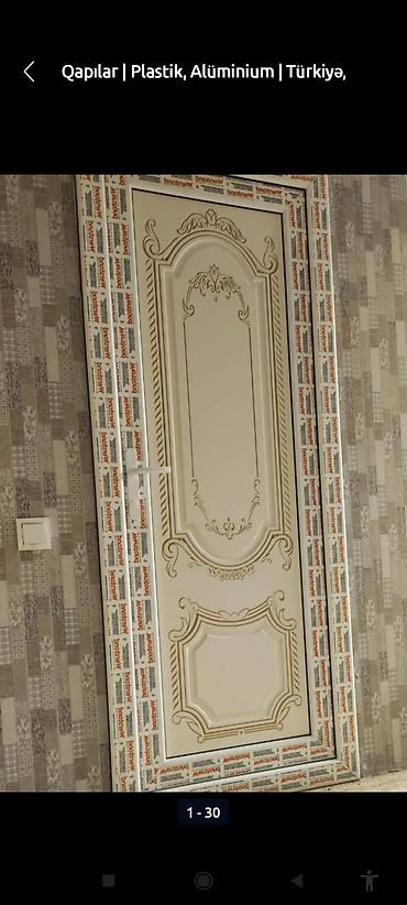 Plastik qapılar: Yeni Plastik qapı 70x200 sm Zamok və çərçivə ilə, Zəmanətli, Ödənişli quraşdırma, Ödənişli çatdırılma — 29