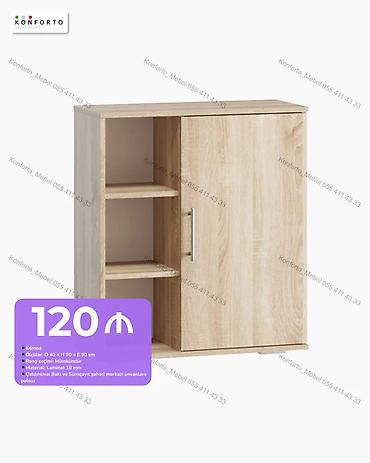 Komod – laminat 18 mm Ölçülər: D 40 × H 90 × E 90 sm Rəng seçimi