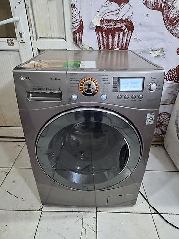 mawin maqintafon: Paltaryuyan maşın LG, 10 kq-dan çox, İşlənmiş, Avtomat, Qurutma var, Pulsuz çatdırılma, Ödənişli çatdırılma — 1