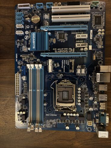 Мониторы: Материнская плата Gigabyte Gigabyte GA-Z77P-D3 (Rev. 1.1), Б/у
