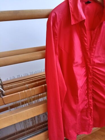 Košulje: Esprit, XS (EU 34), Pamuk, Jednobojni, bоја - Crvena — 2